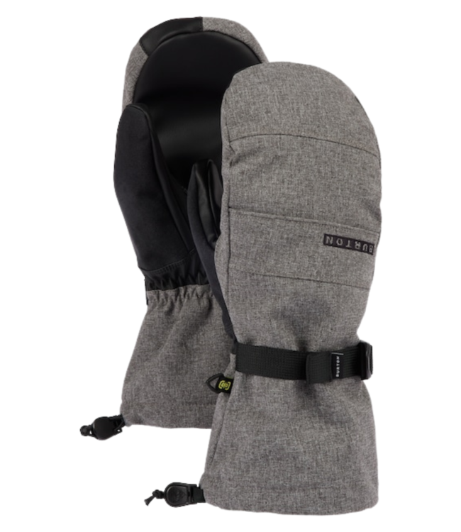 BURTON PROFILE MITTENS GRAY HEATHER 2026