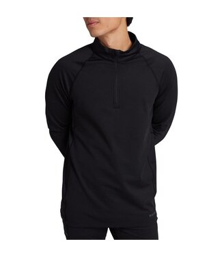 BURTON BURTON HEAVYWEIGHT X QUARTER ZIP TRUE BLACK 2025