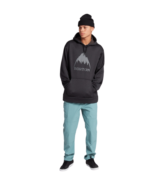 BURTON OAK PULLOVER TRUE BLACK HEATHER 2026