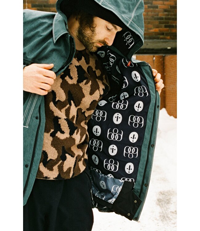 686 MENS DOJO JACKET FOREST GREEN DENIM 2025