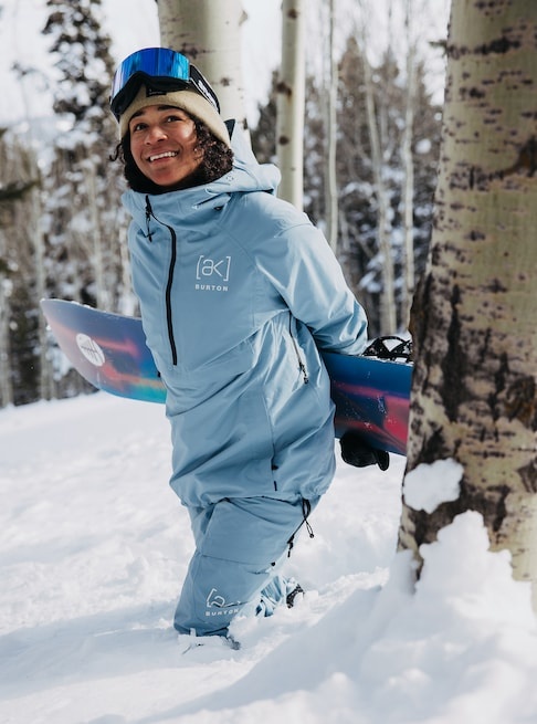BURTON WOMENS AK KIMMY GORE TEX 2L ANORAK DUSTY BLUE 2025 ONE Boardshop