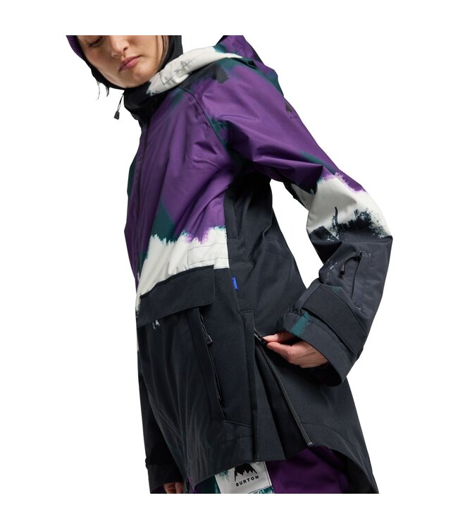 BURTON WOMENS LALIK JACKET FOREST CHALK/TRUE BLACK 2025