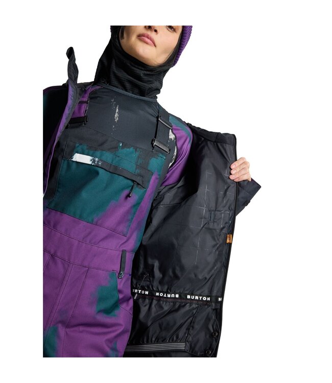 BURTON WOMENS LALIK JACKET FOREST CHALK/TRUE BLACK 2025