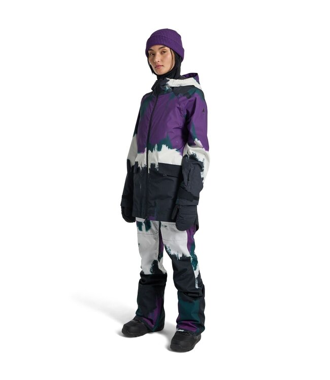BURTON WOMENS LALIK JACKET FOREST CHALK/TRUE BLACK 2025