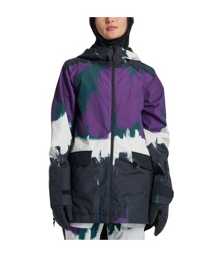 BURTON BURTON WOMENS LALIK JACKET FOREST CHALK/TRUE BLACK 2025