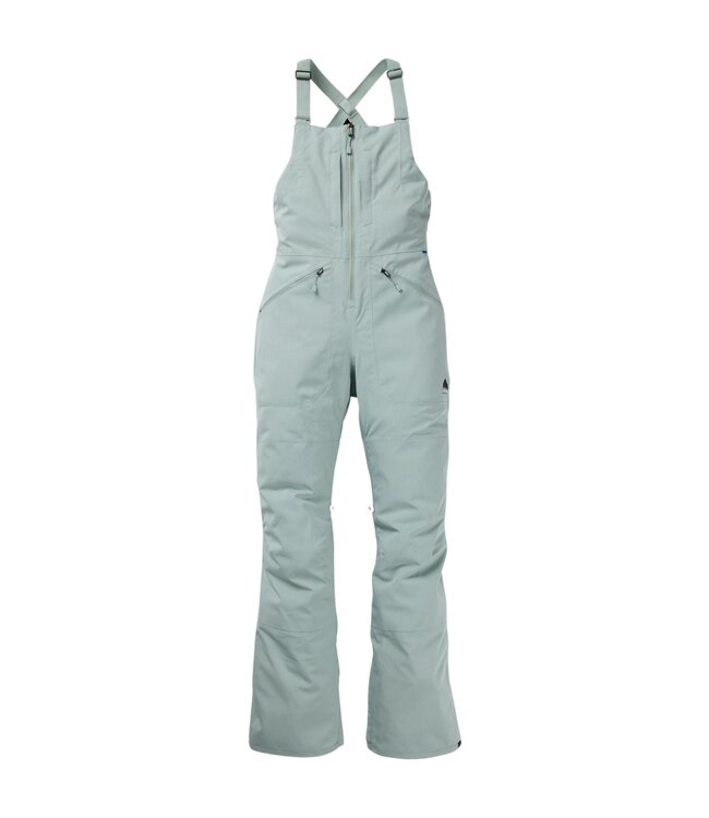 BURTON WOMENS RESERVE STRETCH BIB PANTS PETROL GREEN 2025