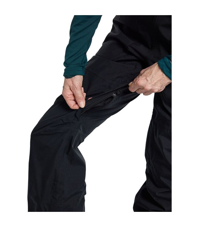 BURTON WOMENS AVALON GORE-TEX BIB PANTS TRUE BLACK 2025