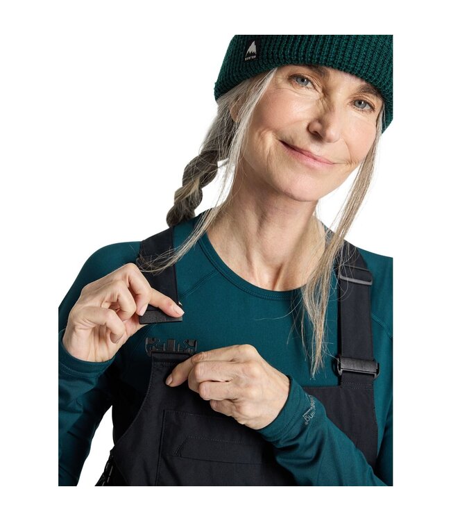BURTON WOMENS AVALON GORE-TEX BIB PANTS TRUE BLACK 2025