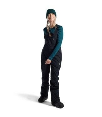 BURTON BURTON WOMENS AVALON GORE-TEX BIB PANTS TRUE BLACK 2025