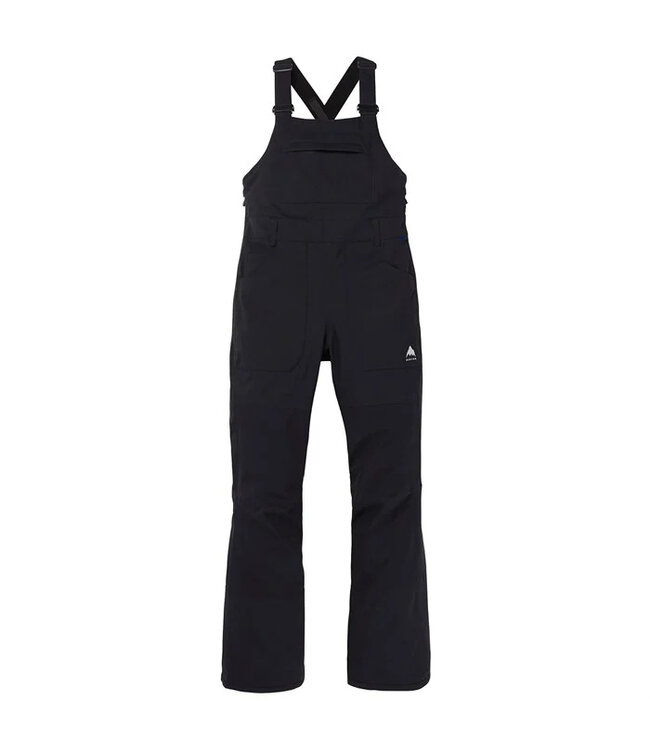 BURTON WOMENS AVALON 2L STRETCH BIB PANTS SHORT TRUE BLACK 2025