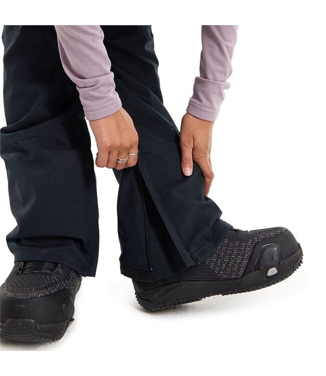 BURTON WOMENS AVALON 2L STRETCH BIB PANTS SHORT TRUE BLACK 2025