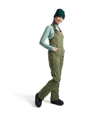 BURTON BURTON WOMENS AVALON 2L STRETCH BIB PANTS FOREST MOSS 2025