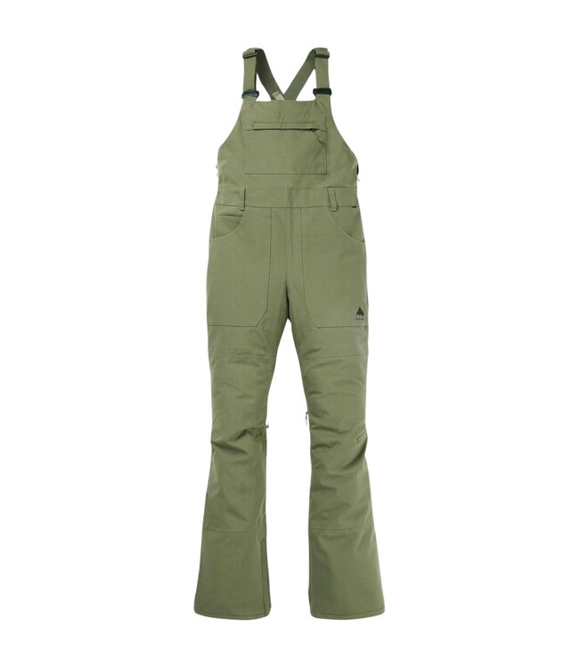 BURTON WOMENS AVALON 2L STRETCH BIB PANTS FOREST MOSS 2025