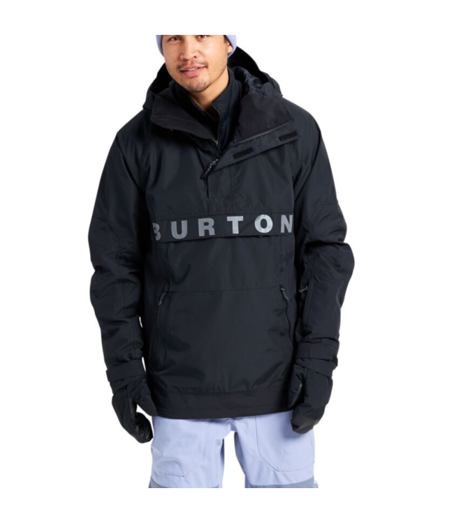 BURTON FROSTNER ANORAK TRUE BLACK 2025 ONE Boardshop