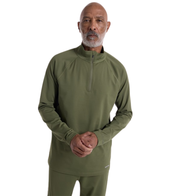 BURTON HEAVYWEIGHT X QUATER ZIP FOREST MOSS 2025