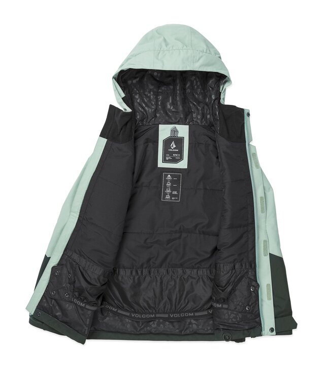 VOLCOM GIRLS SASS'N'FRAS INSULATED JACKET AGAVE 2025
