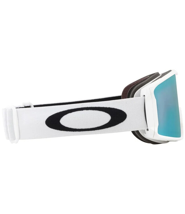 OAKLEY LINE MINER PRO M GOGGLE MATTE WHITE w/ SAPPHIRE + ICED IRIDIUM 2026