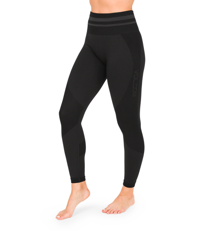 VOLCOM WOMENS ENGINEERED BASE LAYER PANT BLACK 2025