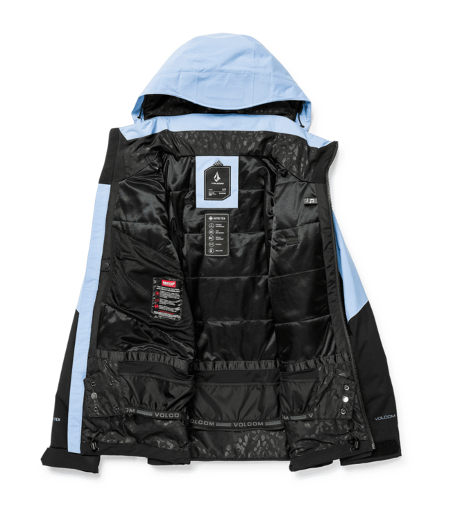 VOLCOM WOMENS 3D STRETCH GORE JACKET CRYSTAL BLUE 2025