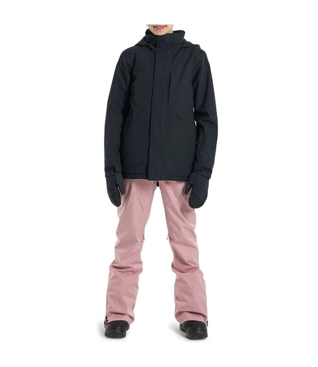 BURTON WOMENS JET RIDGE JACKET TRUE BLACK 2025