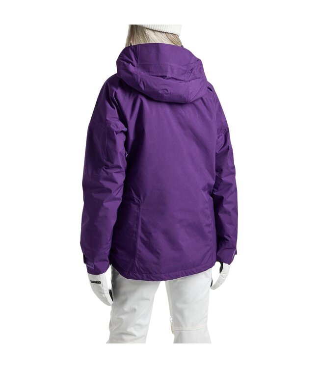BURTON WOMENS PILLOWLINE GORE-TEX ANORAK IMPERIAL PURPLE 2025
