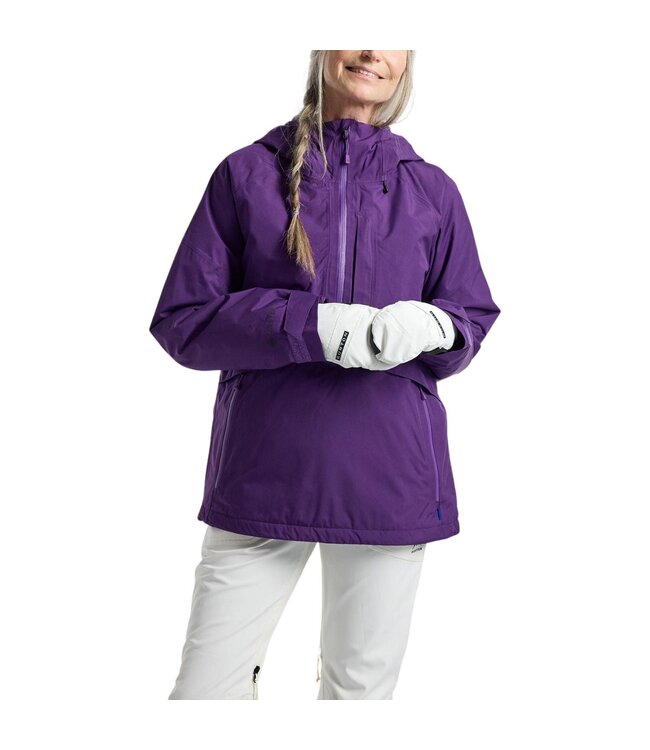 BURTON WOMENS PILLOWLINE GORE-TEX ANORAK IMPERIAL PURPLE 2025