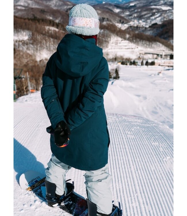 BURTON WOMENS PILLOWLINE GORE-TEX JACKET DEEP EMERALD 2025
