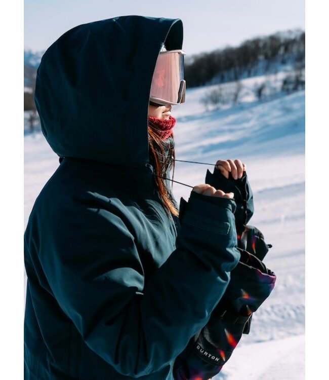 BURTON WOMENS PILLOWLINE GORE-TEX JACKET DEEP EMERALD 2025