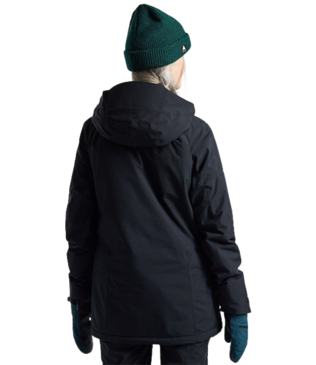 BURTON WOMENS PILLOWLINE GORE-TEX JACKET TRUE BLACK 2025