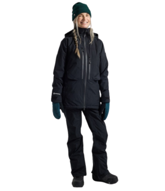 BURTON BURTON WOMENS PILLOWLINE GORE-TEX JACKET TRUE BLACK 2025