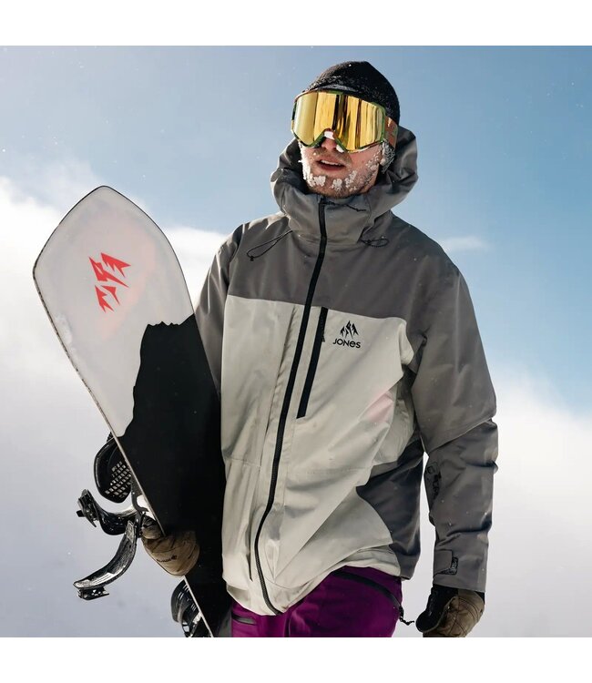 JONES MOUNTAIN SURF RECYCLED INSULATED JACKET SMOKE GRAY JONES MOUNTAIN SURF RECYCLED INSULATED JACKET SMOKE GRAY