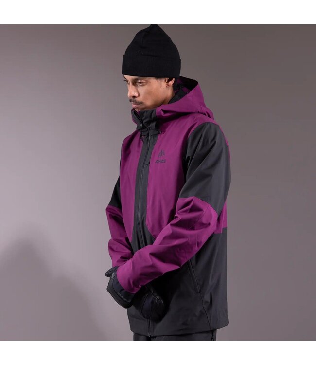 JONES MOUNTAIN SURF RECYCLED SHELL JACKET DEEP PURPLE 2025