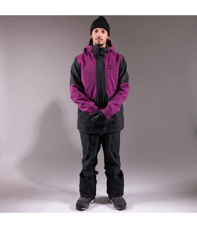 JONES MOUNTAIN SURF RECYCLED SHELL JACKET DEEP PURPLE 2025