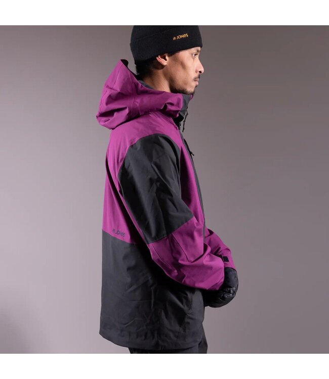 JONES MOUNTAIN SURF RECYCLED SHELL JACKET DEEP PURPLE 2025