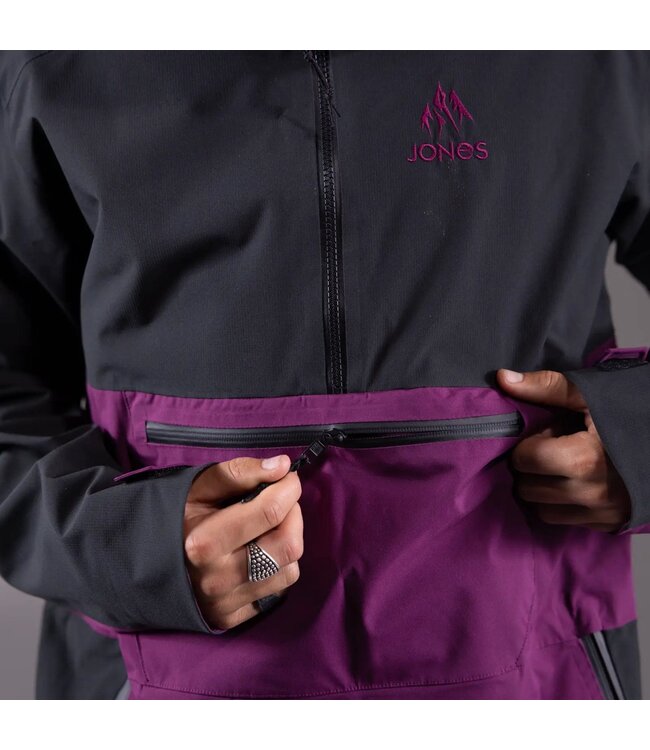 JONES MOUNTAIN SURF RECYCLED ANORAK JACKET DEEP PURPLE 2025