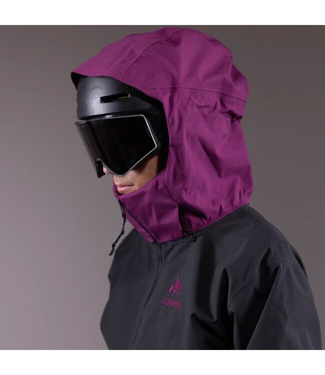 JONES MOUNTAIN SURF RECYCLED ANORAK JACKET DEEP PURPLE 2025