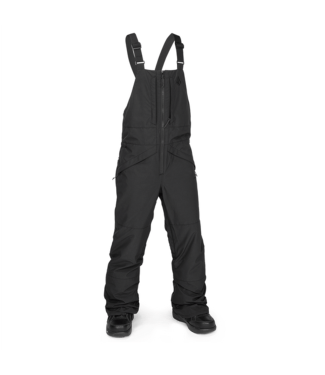 VOLCOM BOYS BARKLEY INSULATED BIB PANT BLACK 2025