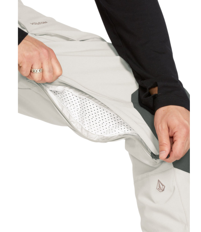 VOLCOM ROAN BIB PANT OVERALL STONE 2025