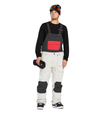 VOLCOM VOLCOM ROAN BIB PANT OVERALL STONE 2025
