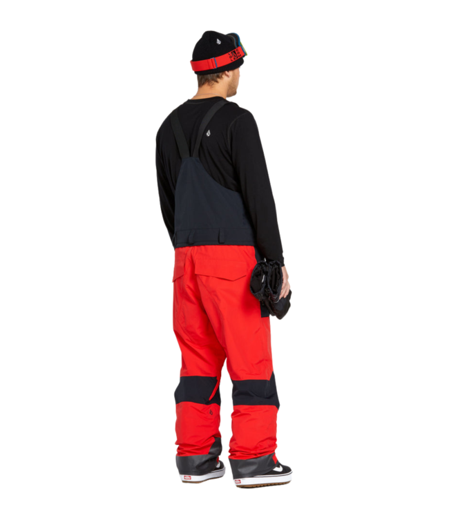 VOLCOM RAIN GORE-TEX BIB PANT OVERALL CRIMSON 2025