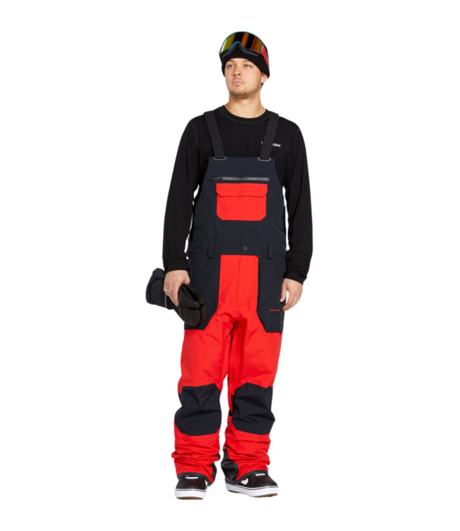 VOLCOM RAIN GORE-TEX BIB PANT OVERALL CRIMSON 2025