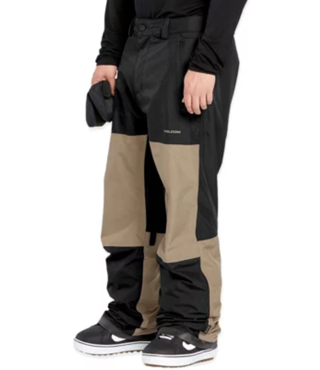 スノーボード VOLCOM Mens Dua Gore-Tex Chestnut Brow Volcom Snowboard jacket Dua Gore Tex - brown, black