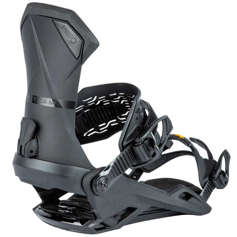 nitro binding/TEAM/ブラック/ビンディング　21-22Mサイズ NITRO TEAM BINDING SNOWBOARD BINDINGS ULTRA BLACK 2025 - ONE