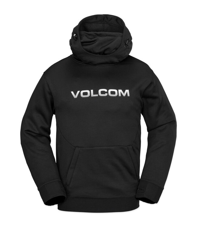 Black volcom hoodie hotsell