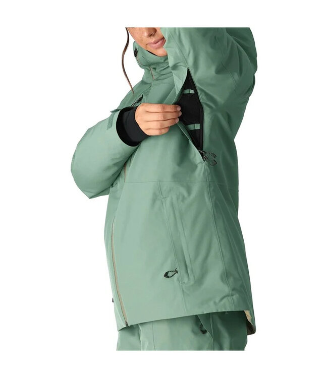 686 WOMENS HYDRA JACKET CYPRESS GREEN 2025