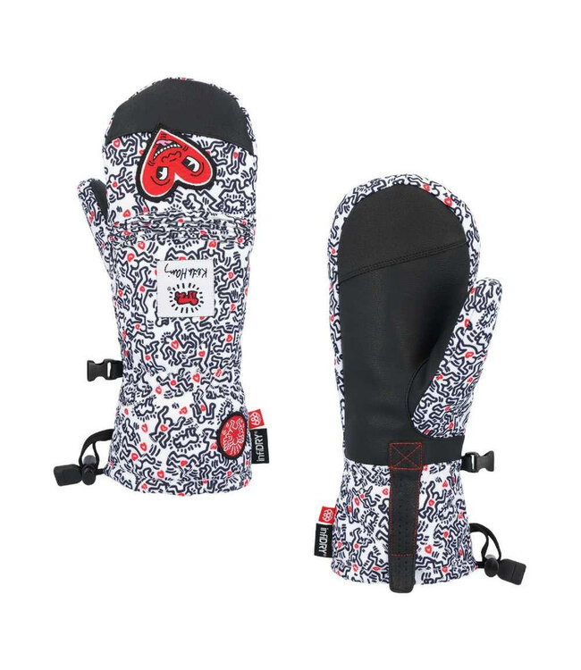 686 WOMENS JUBILEE MITT KEITH HARING WHITE 2025