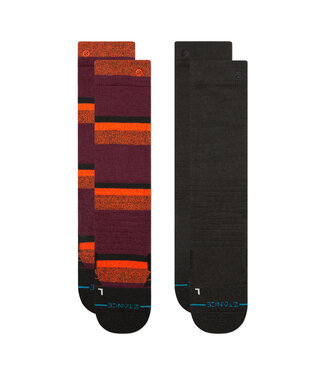 STANCE STANCE NIGHTRIDE 2 PACK KIDS SNOW SOCKS BLACK 2025