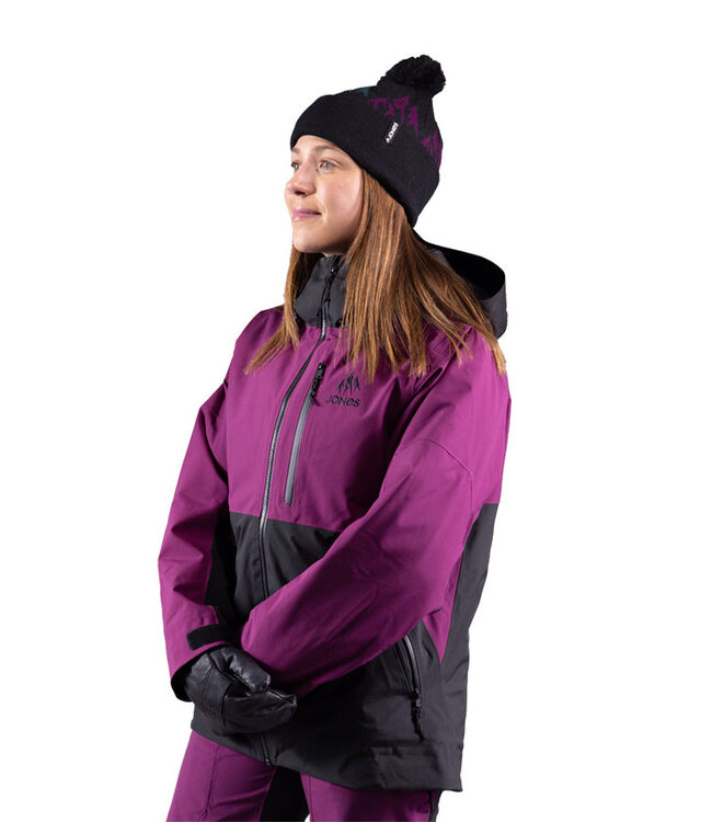 JONES WOMENS MOUNTAIN SURF RECYCLED JACKET DEEP PURPLE 2025