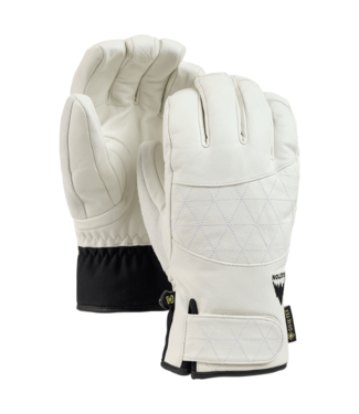 BURTON BURTON WOMENS GONDY GORE-TEX LEATHER GLOVES STOUT WHITE 2025