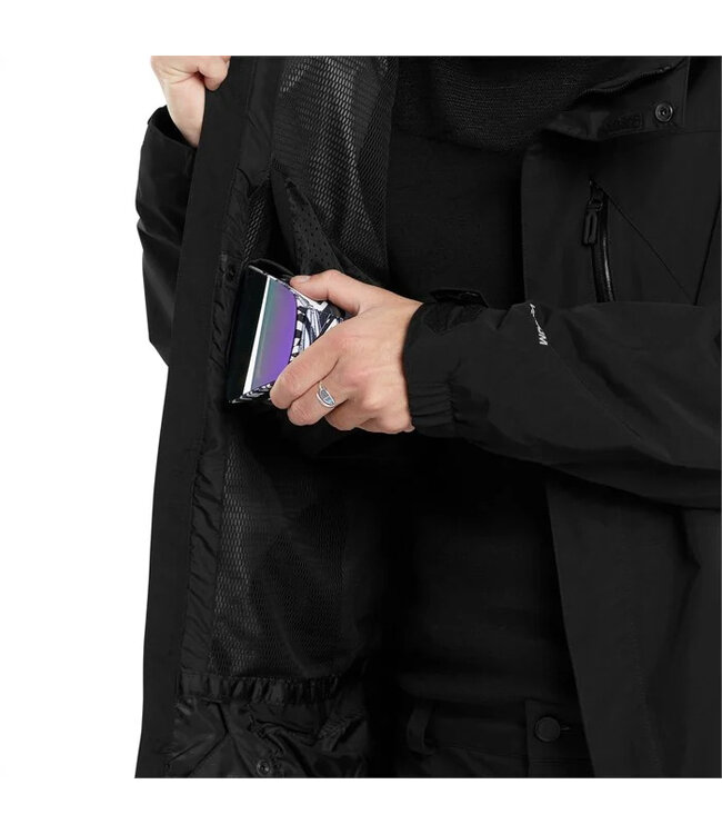 VOLCOM L GORE-TEX JACKET BLACK 2025